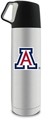 NCAA אריזונה 17oZ קיר כפול קיר נירוסטה קפה תרמוס עם כוס