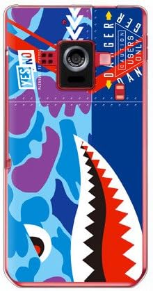 Yesno Shark Hunter Camo Blue / עבור Aquos טלפון Zeta SH-02E / DOCOMO DSH02E-PCCL-201-N210