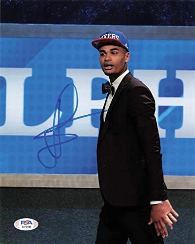 Timothe Luwawu -Cabarrot חתום 8x10 Photo PSA/DNA פילדלפיה 76ers חתימה - תמונות NBA עם חתימה