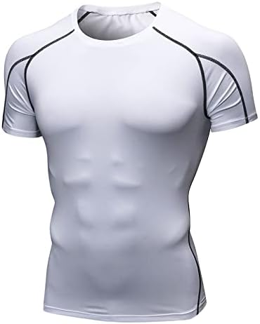 גברים אימון שרירים חולצות טירט