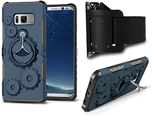 Galaxy S8 Sports Sports Arms Holder Thone Case Band Strap Strap Fouch Plaen Place Rund
