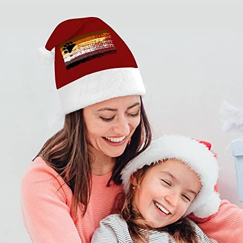 דוב אחווה גאווה דגל חג המולד כובע סנטה כובע מצחיק חג המולד כובעי חג מסיבת כובעי עבור נשים / גברים