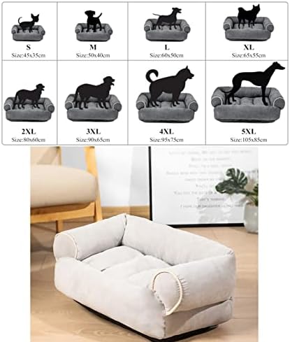 ספה מיטת חיות מחמד לכלבים בית חתולים - מיטת כלב סופגנייה - מיטת כרית מחצלת 2 בית לכלב אספקת חיות מחמד עיצוב הבית