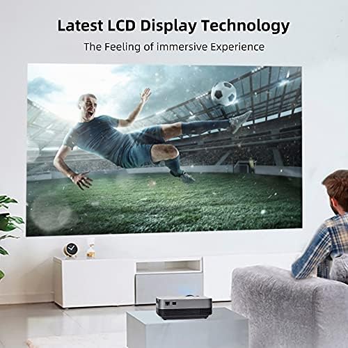 LMMDDP Q6 מקרן וידאו לקולנוע ביתי מלא 1080p סרט נתמך Beamer 10 תיבת טלוויזיה אופציונלית