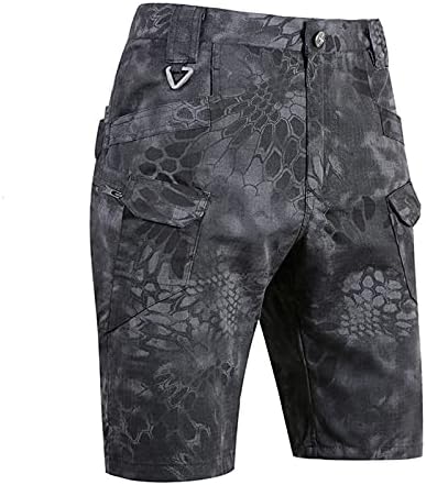 מכנסי מטען RTRDE לגברים אופנת קיץ מזדמנים טקטיקות נושמות עמיד למים מכנסיים קצרים מכנסיים קצרים
