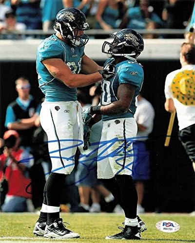 זאק מילר חתם על 8x10 צילום PSA/DNA ג'קסונוויל יגואר חתימה - תמונות NFL עם חתימה