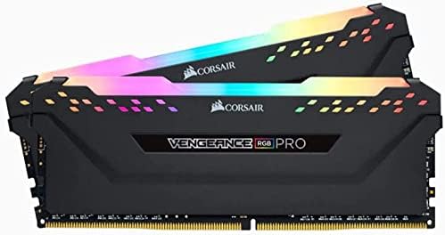 Corsair Vengeance RGB Pro 32GB DDR4 3200MHz C18 זיכרון שולחן עבודה שחור שחור