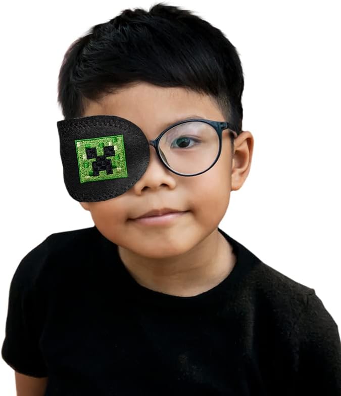 טלאי עיניים- Minecraft Pocket Pocket לילדים עם Amblyopia ……