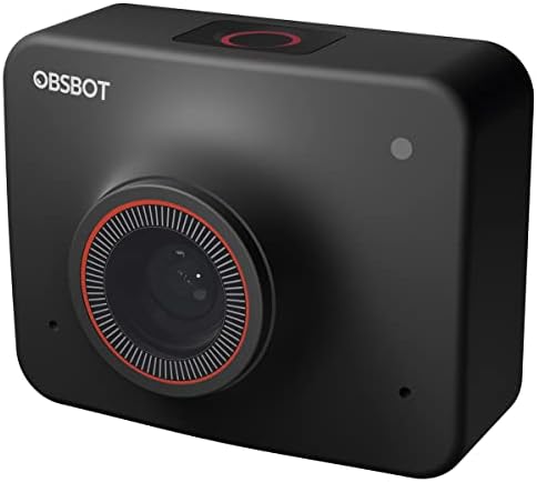 אובסבוט פגוש 4K מצלמת רשת 4K Ultra HD המופעל על ידי WebCam 4K מצלמת ועידת וידאו עם AI מסגור אוטומטי Auto-Focus HDR ו- 4X זום דיגיטלי