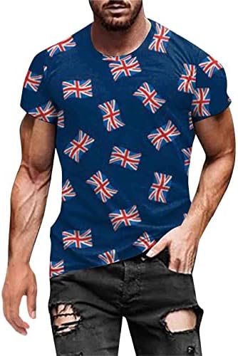 מיאשוי חרוזים גולף גברים של קיץ יום העצמאות אופנה 3 חולצה הדפסה דיגיטלית שרוול קצר גדול גבוה