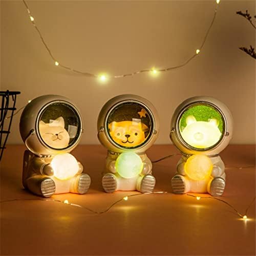 לילה אור הוביל לילה אור משתלת ירח מנורות אסטרונאוט שולחן דקורטיבי אורות תינוק ילדים צעצועי יום הולדת מתנה זרוק חינם
