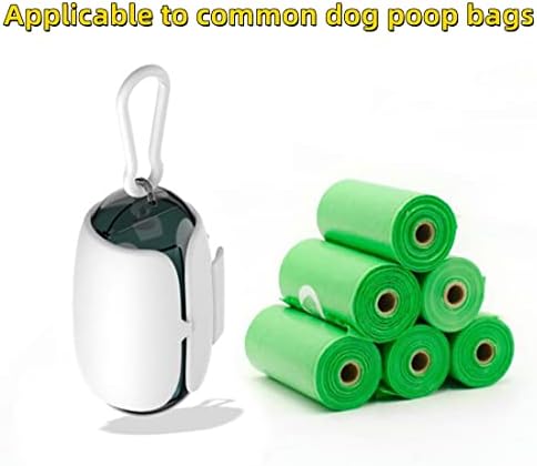 מתקן לשקיות קקי לכלבים-מחזיק לשקיות קקי לכלבים לרצועה - עשוי פי-וי-סי-מידה אחת מתאימה לכולם.