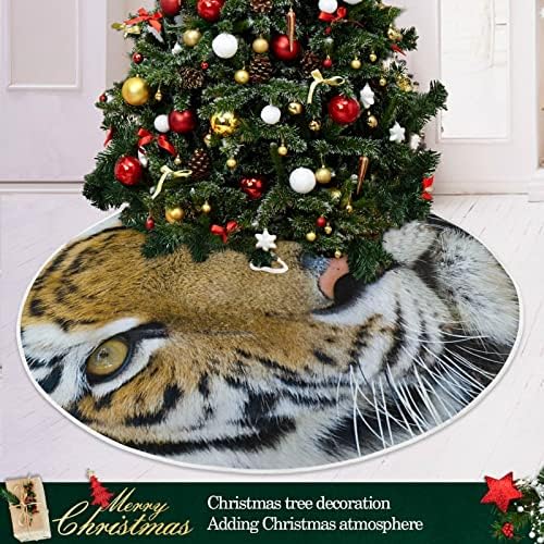 חצאית עץ חג המולד של Oarencol Tiger Print