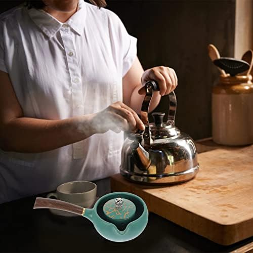 Bestonzon 1pc קוריאני משרד רופף אדום קונג, מעשי סיר סיר כלים מסנן מינו תה מינו מים קרמיקה קפה קפה קפה בנה כלי תה יפני וינטג