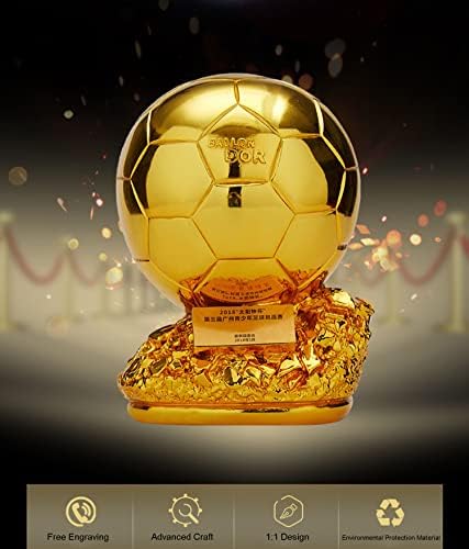 גביע הכדורגל Meresysid Ball Golden Ball Best Player Progeel Football גביע למזכרות, מתנות, אוספים, לוחיות בהתאמה אישית