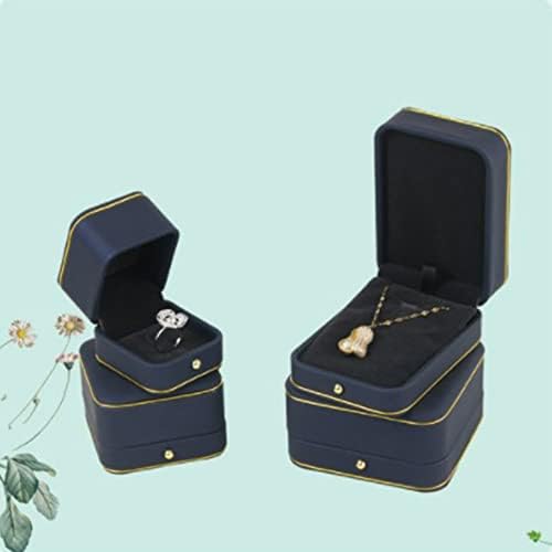 COSHAR צמיד עור יוקרה קופסת תכשיטים אחסון קופסא מתנה קופסת צמיד צמיד מארגן מארגן מארגן למעורבות יום הולדת לחתונה יום האהבה