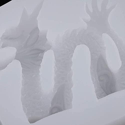 ZCX 3D תבניות דרקון צורת סיליקון עובש לתכשיטי DIY הכנת קישוטי עוגת עובש פונדנט עובש