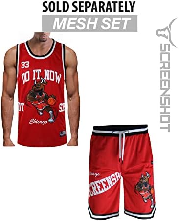צילום מסך Mens Premium Urban Sreetwear Short כדורסל מכנסי רשת קצרים - קבוצת ספורט אתלטית צבע 11 מכנסי ג'רזי inseam