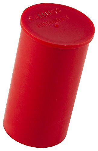 Caplugs 99394918 פלסטיק מחבר ארוך-הברגה כובע RCL-8L, PE-LD, לגודל חוט כובע 3/4 ID .739 אורך 2.66, אדום