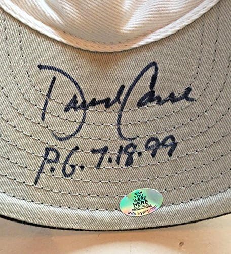 דייוויד קון חתם על משחק מושלם יאנקיז 36 סוכן כובע בייסבול Holo Coa Wywhp - כובעי חתימה