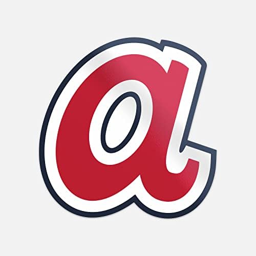 אטלנטה סיטי ספורט אמיץ אדום אמיץ לוגו בייסבול מדבקות ויניל מדבקה 4 '' x 5 ''