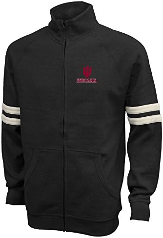 Ouray Sportsw -בגדי NCAA אינדיאנה באוניברסיטת אינדיאנה ז'קט רוכסן מלא