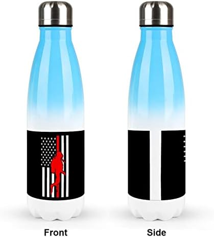 צלילה דגל אמריקאית צלילה 17oz בקבוק מים ספורט נירוסטה ואקום מבודד צורת קולה בקבוק ספורט לשימוש חוזר