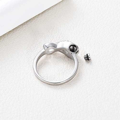 Ruitaiqin jnxl 1pcs טבעת מיני אוחזת באהבים אפר שריפת אשפת טבעת לנשים תכשיטים לזכר טבעת אצבעות 0223
