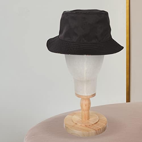 ראש להקת בעל פאת דוכן תצוגת בובת ראש דגם שיער פאות הארכת ביצוע כובעי כובעי תצוגת מתלה כובע כובע קסדת תכשיטי משקפיים צעיפי פאה תצוגת שחור