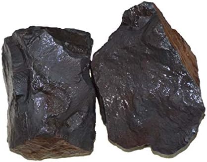 Shreecrystalsbeads: 4 קילוגרם אבנים מחוספסות המטיט מברזיל -1 ל -4 גודל ממוצע לאבן - גולמי גולמי גופני מחוספס וסלעים לטיבוב, ריפוי גביש