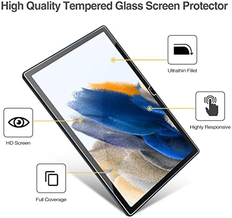 Procase Slim Smart Cover Bundle עם מגני מסך עבור Galaxy Tab A8 10.5