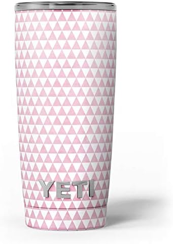 Design Skinz נקודות הפולקה של מיקרו ורוד - ערכת עטיפת ויניל מדבקות עור תואמת לכוסות הכוס של Cooler Cooler של Yeti Rambler