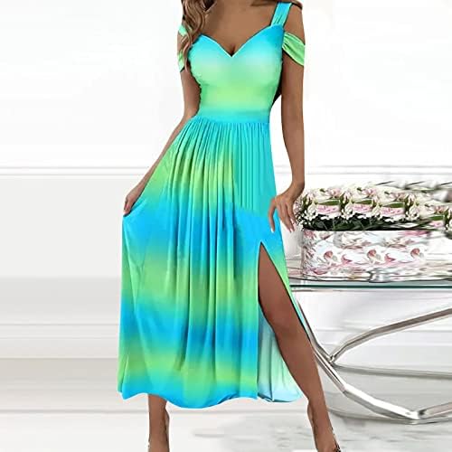 שמלות מזדמנים של זפוטי לנשים 2023 שרוול ארוך V צוואר רופף שמלה מקסי זורמת זורמת