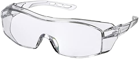 מגני משקפיים בטיחותיים 3M עם עדשה עמידה בפני שריטות, משקפי בטיחות ברורים עם עדשה ברורה, 1 פייר