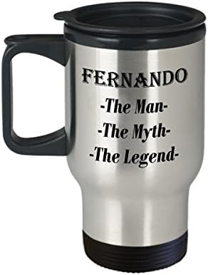 פרננדו - האיש המיתוס האגדה מתנה לספל קפה מדהים - ספל נסיעות 14oz