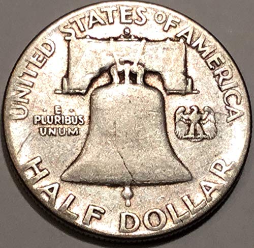 1951 S Franklin Silver Silver מוכר חצי דולר מנטה