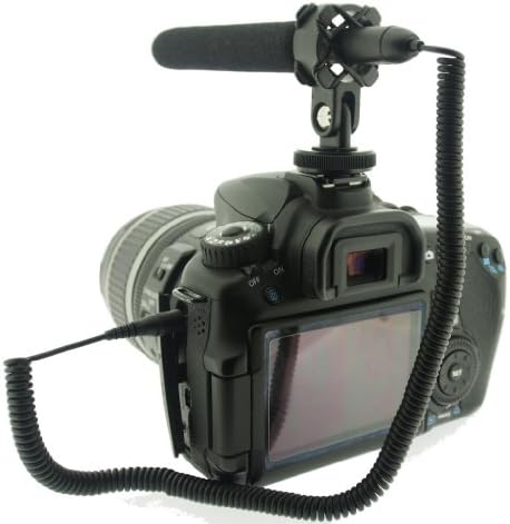 Polaroid Pro Video Ultra Thin & Light Compenser מיקרופון רובה רובה עם הר זעזוע עבור Panasonic HC-X920, V720, V520, V201, V110 מצלמת וידיאו