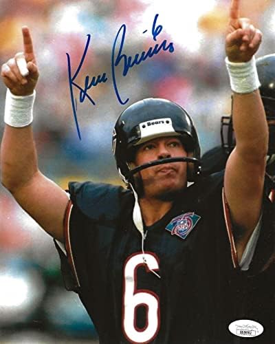 קווין באטלר החתום על שיקגו ברס 8x10 חתימה עם חתימה 5 JSA - תמונות NFL עם חתימה