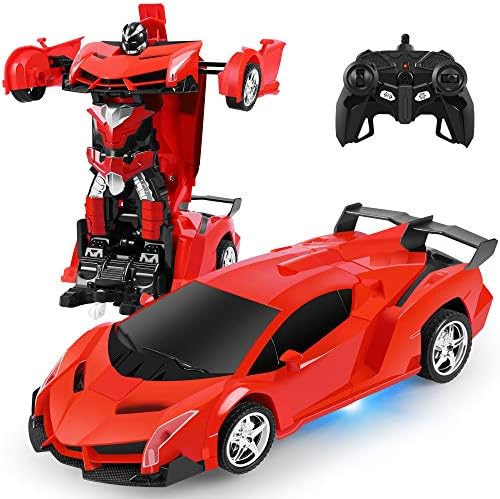 מכונית שלט רחוק, צעצוע לנערים בני 3-8, 360 מעלות צעצוע רובוט רובוט רובוט של 360 מעלות צלזי