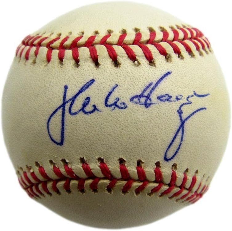 מייק הרגרוב חתימה משנת 1997 סדרת העולם בייסבול קליבלנד אינדיאנים JSA - כדורי חתימה