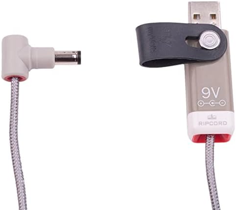 Myvolts Ripcord USB עד 9V DC Power Cable התואם לדוושת האפקטים של הבוס ME-80