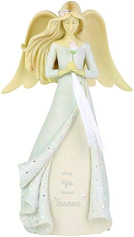 יסודות Enesco יום השנה המלאך פסלון מלאך, 9 אינץ ', רב צבעוני