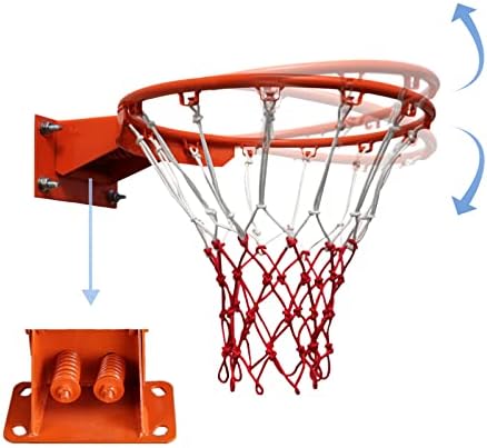 החלפת שפת כדורסל, כפול אביב מחוזק כבד החובה הבדלני קיר רכוב כדורסל שפת 18 ב חיצוני ומקורה יכול דאנק