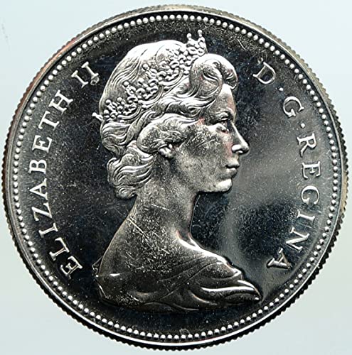 1967 CA 1967 קנדה הקונפדרציה הקנדית המייסדת אווז $ 1 טוב לא מוסמך