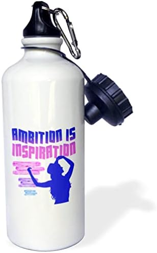 תמונת 3 של המילים אמביציה היא השראה - בקבוקי מים