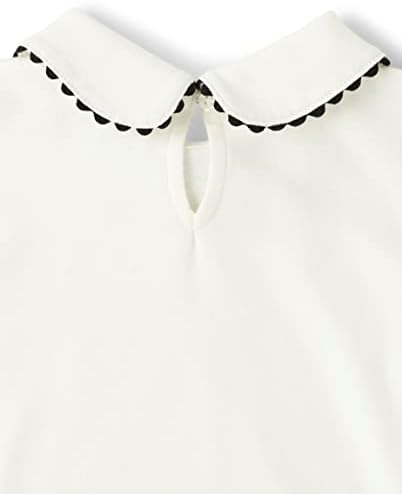 GIMBOREE, ופעוט מודפס חולצות שרוול ארוך, לבן, 18-24 חודשים