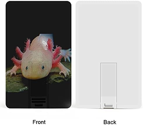 Axolotl USB כונן פלאש בהתאמה אישית של כרטיס אשראי כונן זיכרון מקל מקש USB מתנות מקש USB