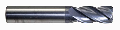 1004364 א-כלי חיתוך עדין-1/2 על 1 על 1/2 על 3-טחנות קצה רדיוס פינת סליל משתנה ללא שטוח -.רדיוס 030-אלטין-תוצרת ארצות הברית