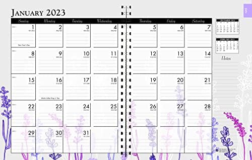 מתכנן לוח שנה חודשי של בית דוליטל 2023, פרח בר, 7 על 9 אינץ', ינואר-דצמבר