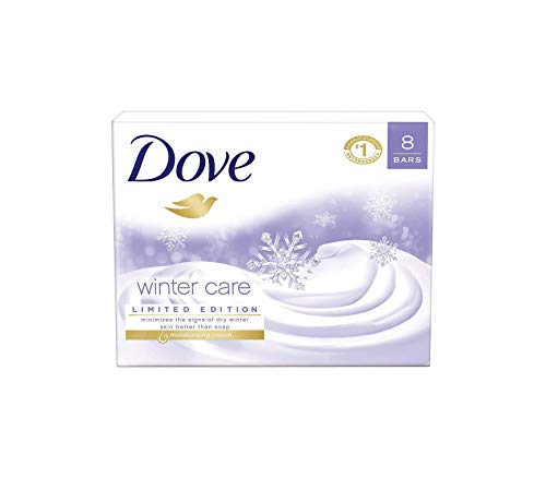 Dove Care Bority Beauty Bar Cream Suping Lupysing - 4oz/8pk טיפול בחורף